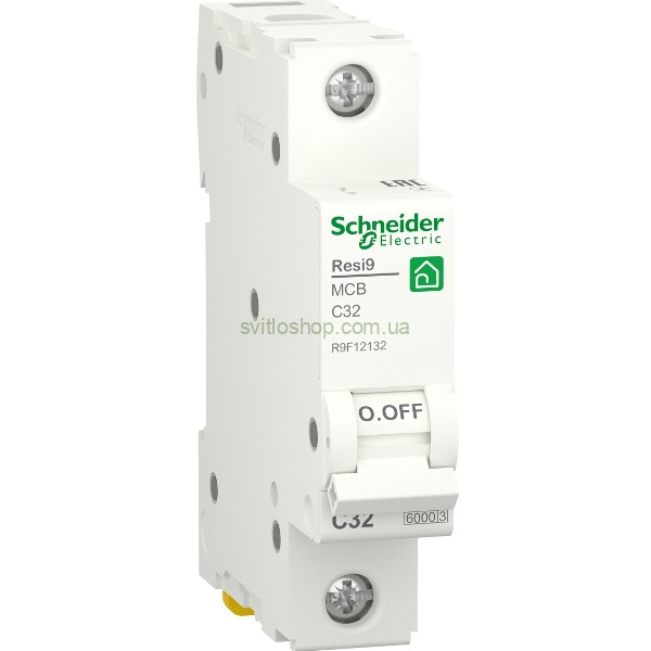 Автоматический выключатель Schneider Resi9, 32А, 1P, тип "C" 6кА