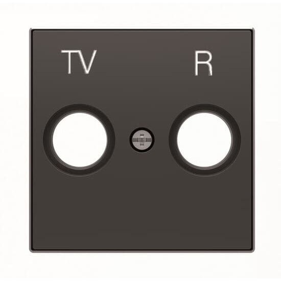 Лицевая панель розетки TV-R телевизионной ABB NIESSEN Sky черный бархат