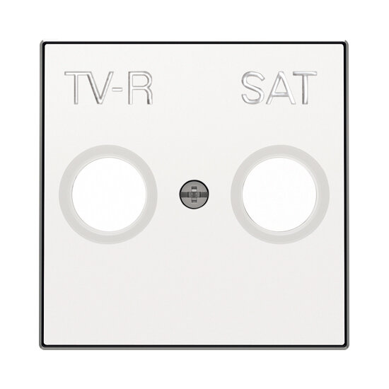 Лицевая панель розетки TV-R/SAT спутниковой ABB NIESSEN Sky белый