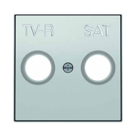 Лицевая панель розетки TV-R/SAT спутниковой ABB NIESSEN Sky серебристый