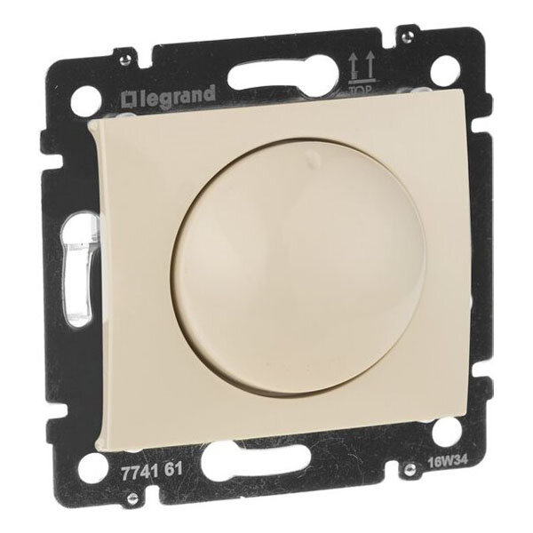 Светорегулятор (диммер) 40-400 Вт., поворотный LEGRAND Valena Classic слоновая кость