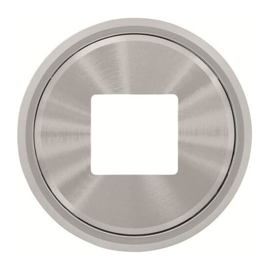 Лицевая панель розетки 2xUSB зарядной ABB NIESSEN Skymoon хром