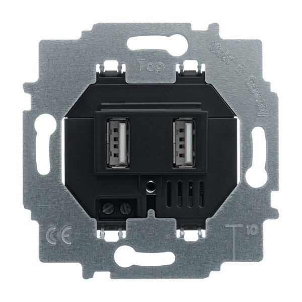 Механизм розетки 2xUSB зарядной ABB Bush-Jaeger