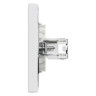Розетка RJ45 cat.5e UTP компьютерная с рамкой Schneider Asfora белая