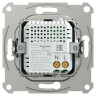 Розетка USB зарядная, тип A+C, 21 Вт Schneider Asfora алюминий