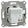 Розетка USB зарядная, тип A+C, 21 Вт Schneider Asfora алюминий