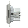 Розетка USB зарядная, тип A+C, 21 Вт Schneider Asfora алюминий